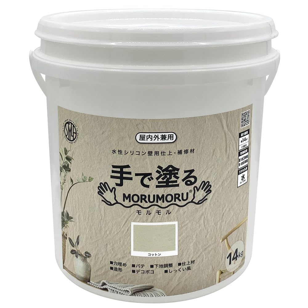Amazon | ニッペ(Nippe) ペンキ 塗料 STYLE MORUMORU モルモル 14kg